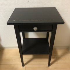 サイドテーブル, ブラックブラウン, 46x35 cmの画像