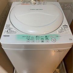 ☆受付終了 TOSHIBA 全自動洗濯機の画像