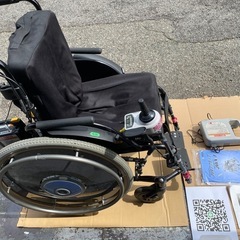 ヤマハ　ジョイスティック電動車椅子　フル装備の画像