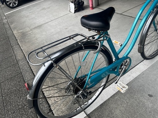 【完売御礼】【大人用】整備済中古自転車 CBA 27型カジュリー 水色 <自転車のオオムラ 静岡店>
