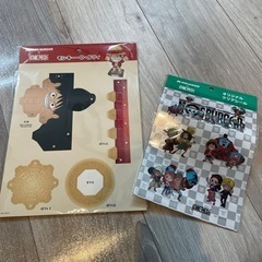 モスバーガー　MOSBURGER ワンピース　ONE PIECE オリジナルクリアシールの画像