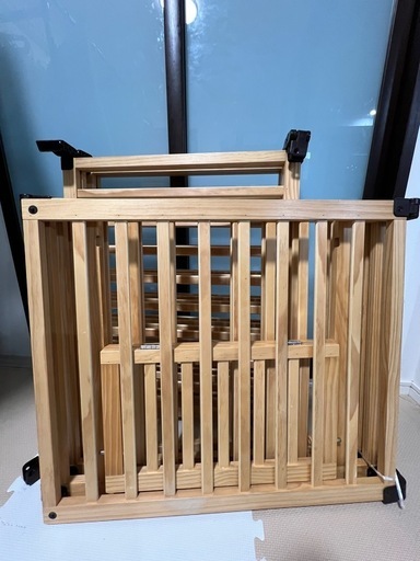 美品　木製ベビーサークル　パネル8枚