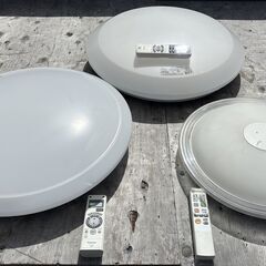 LEDシーリングライト　3個セット　動作チェック、クリーニング済...