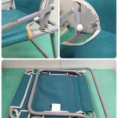 ● A2)  GREEN GROVE ディレクターズチェア キャンピングチェア  折りたたみ椅子 イス アウトドア キャンプ BBQ 釣り 中古品 ③の画像