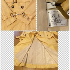 エミリアン Emilyan スプリングコート レディース9AR パステルオレンジ の画像