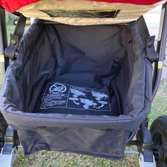 ⚠️定型文不可⚠️三輪ベビーカー　A型　グレコ　シティトレック　レッド1か月～　買い物かごが乗るの画像