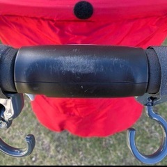⚠️定型文不可⚠️三輪ベビーカー　A型　グレコ　シティトレック　レッド1か月～　買い物かごが乗るの画像