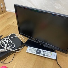 テレビとブルーレイプレーヤー　　