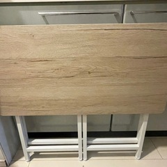 本日引き取り可能な方 山善 折りたたみデスクの画像