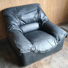 本革　1人掛けソファの画像