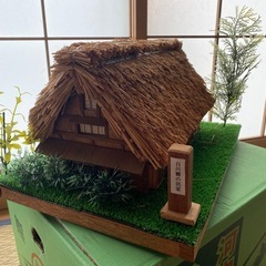 白川郷模型の画像