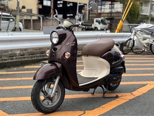 低走行・通勤通学に！】YAMAHA ビーノ SA37J ブラウン【ご成約で 