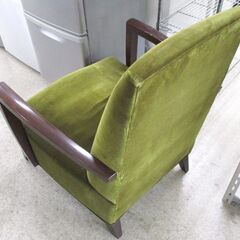 AD CORE ラウンジチェア③ NEO CLASSICO 木製アーム グリーン系 モダンデザイン家具 札幌市北区屯田の画像