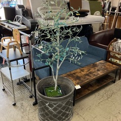 Y2504-041 オリーブの木 造花 中古