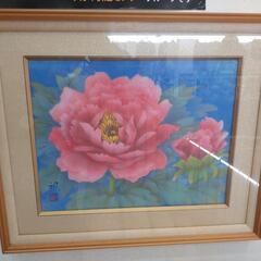 ★ジモティー割引有★ 東京画廊 笠井和 富貴花 版画 中古品