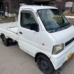 【値下げ！】スズキキャリイトラック 軽トラ 車検8年1月 4WD 5MT パワステ 平成14年の画像