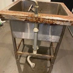 無料　一層シンク　業務用　サビ　の画像