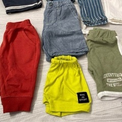 男の子90センチ夏物パンツ11本セットの画像