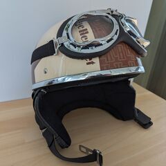 ゴーグル付きヘルメット　Vanch helmet Vintage
