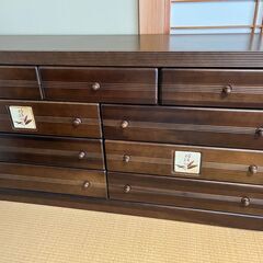 収納家具　タンス　衣類収納の画像