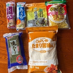 食料品(明日削除)