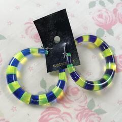◆新品未使用プラスチックイヤリング