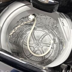 引き取り限定！札幌 東区 ニトリ 全自動洗濯機 6kg 2023年製 NTR60 ブラック/黒 W515×D525×H920 一人暮らし の画像