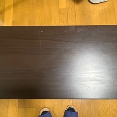 ニトリ折り畳みテーブル（ブラウン）