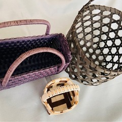 籐カゴ6個セット