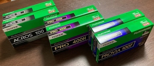 カメラフィルム　135  120 ネガ　リバーサルあります