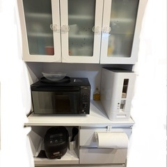 食器棚　キッチンボード　新品時のフィルム付き！