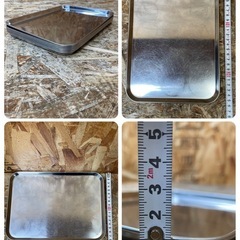 C(7123) ステンレス 調理トレー 6枚 浅型バット 調理用品 調理器具 業務用 トレー 中古 飲食店 店舗用 厨房用品の画像