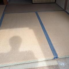 畳 無料 畑の肥しに DIY 焚き火の燃料などに い草 ワラ 藁の画像