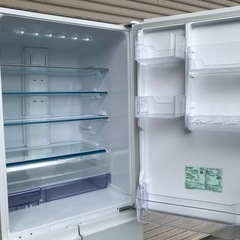 【良品】☆冷蔵庫　三菱　MR-B46G-W1  455㍑　2021年製の画像