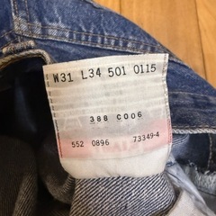 LEVIS 90s 501 USA製 W31 L34 刻印552 リーバイスの画像