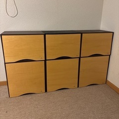 蓋付き収納ボックス6個セット