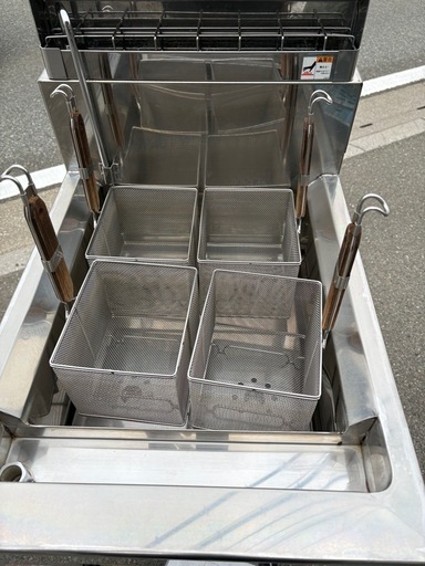 ■中古品 マルゼン 冷凍ゆで麺機 冷凍麺釜 MRF-046C 2022年 LPガス 4口 450ｘ600ｘ1065ｍｍ 動作問題なし■