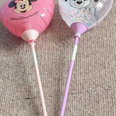 ディズニー手持ちサイズバルーン　ミニー、101匹わんちゃん