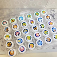 【知育玩具】手作り絵合わせパズル　動物　どうぶつ　26㎜キャップ