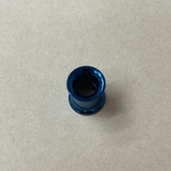 [未使用]
ボディーピアス　拡張用ピアス　ネジ式　0G 8mm ブルー系の画像