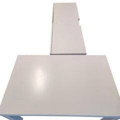 お話し中　良品❗【IKEA】おしゃれな白い家具　BESTA　ベストーテレビボード　LACK　テーブル　2個セットの画像