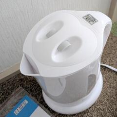 【美品！】電気ケトル　1L　説明書付きの画像