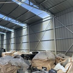 【高耐久スチール構造】モジュール式移動可能な倉庫／小型・大型対応！施工が早く、コストパフォーマンス抜群の仮設倉庫！頑丈な鋼構造で耐久性に優れ、長期間使用可能。必要に応じて拡張や移動も簡単！低コストで素早く設置できる理想的な保管スペース！モジュラーハウス、仮設住宅、倉庫、オフィス、仮住まい、移転、仮設工場、大型倉庫もカスタマイズ可能の画像