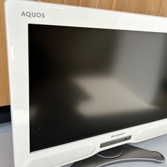 【お取引中】SHARP シャープ　テレビ　20インチの画像