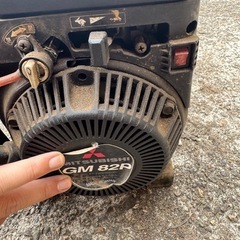コンプレッサー　100V　オイル式　25Lタンク　G-force　ガッツくん  ガソリンエンジン　三菱　GM82P　GM82　OHV　最大2.4馬力　直結型　4サイクル　発動機  インバータ発電機　ハイガーDY1500LB 100V の画像