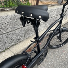 🔶新車🔶ミニビーチクルーザー✨　大人も子供もお乗り頂けます✨　130㎝～　SHIMANO/外装6段変速　20インチ　点検調整永久無料✨　西宮市　自転車　小径車の画像