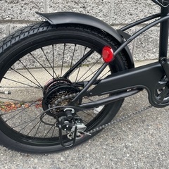 🔶新車🔶ミニビーチクルーザー✨　大人も子供もお乗り頂けます✨　130㎝～　SHIMANO/外装6段変速　20インチ　点検調整永久無料✨　西宮市　自転車　小径車の画像