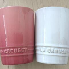 Le Creuset ティーセット レッド　カップ　ランチバッグ付き　ルクルーゼの画像