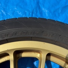 ⭐️在庫一掃セール⭐️ プリウス インプレッサ O•ZRACING 215/50R17 91V DUNLOP ENASAVE EC204 2019年製の画像