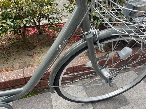 ?新車?　ファッションサイクル　26インチ　LEDオートライト　ローラーブレーキ　パイプキャリア　　点検調整永久無料✨　西宮市　自転車
